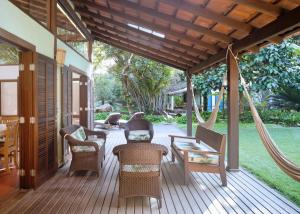 Um jardim em O Sitio - Ilha Grande