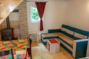 a living room with a couch and a table at Small Montenegro in Žabljak