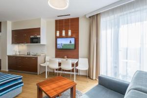 Гостиная зона в Apartamenty NCNK Marina Kąty Rybackie