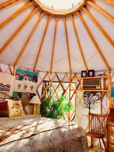 Gallery image of The Yoga Yurta at Sunny Mellow Eco Villa in Tijeras