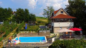 Bazén v ubytování Elizabeta Holiday Home nebo v jeho okolí
