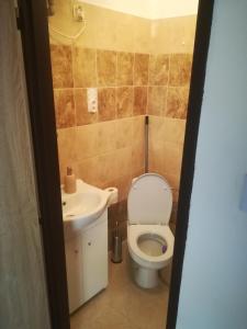Koupelna v ubytování Apartmán Pod věží I