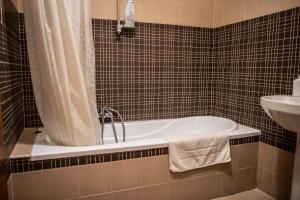 Koupelna v ubytování B&B Caravello