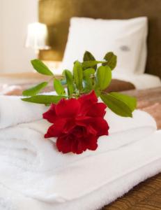 Posteľ alebo postele v izbe v ubytovaní Trokadero Boutique Hotel
