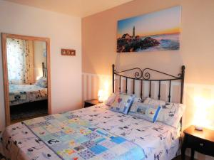 Cama o camas de una habitación en Blue Terrazas Albir