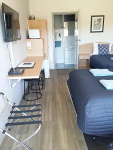 TV a/nebo společenská místnost v ubytování White Manor Motel