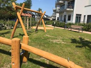 Herní místnost nebo prostor pro děti v ubytování Ferienwohnung Strandgut