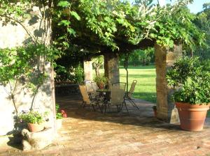 A garden outside La Chiusetta