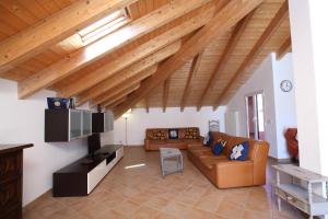 Et opholdsområde på La casa al mare