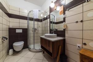 Koupelna v ubytování Guesthouse Bistra + 37 fotografií
