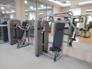 Fitness centrum a/nebo fitness zařízení v ubytování Bashkiria Hotel