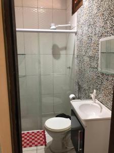Kylpyhuone majoituspaikassa Pousada Cruzeiro do Sul