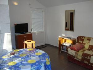 TV a/nebo společenská místnost v ubytování Apartments Villa Damir