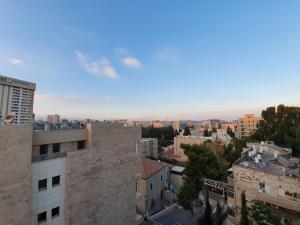 Vedere generală la Ierusalim sau o vedere a orașului de la acest apartament