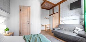 Posezení v ubytování Eco Hostel DROVA