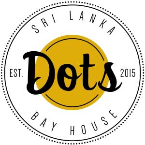 a logo for the sdols law house at Dots Bay House in Hiriketiya