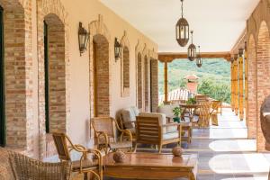 Χώρος καθιστικού στο FINCA EL PIRUETANO