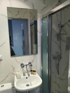 Kúpeľňa v ubytovaní Apartamenty Kletówka