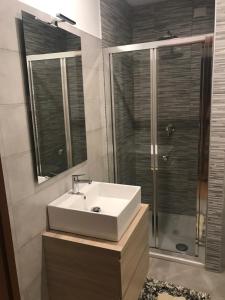 Koupelna v ubytování A casa di Titty