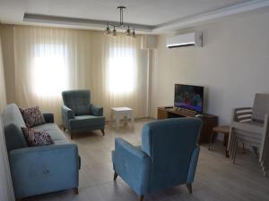 A seating area at Konak Sari