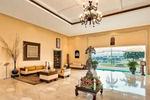 A seating area at The Lalit Temple View