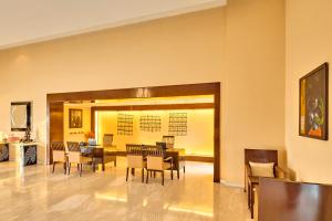 A seating area at The Lalit Temple View