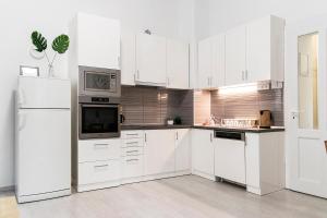 Kuchyňa alebo kuchynka v ubytovaní Dora apartment near Buda Castle with PARKING!