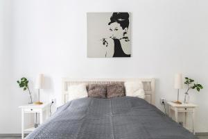 Posteľ alebo postele v izbe v ubytovaní Dora apartment near Buda Castle with PARKING!