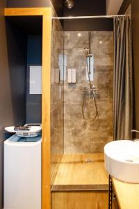 Kúpeľňa v ubytovaní Apartament Miły