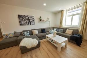A seating area at Le Monde Apartment Bratislava - amazing 5BDR in downtown