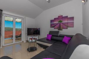 TV a/nebo společenská místnost v ubytování Villa Rossa Apartments