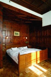 Ein Bett oder Betten in einem Zimmer der Unterkunft Villa Solitude