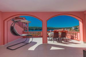 Balkón alebo terasa v ubytovaní Villa Marija Apartments