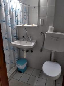 A bathroom at Haus Pigadi