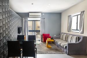 Χώρος καθιστικού στο Hillel 11 Hotel