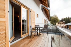 Balkón nebo terasa v ubytování Hotel Tannenhaus