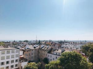 Widok na miasto Sopot z tego apartamentu