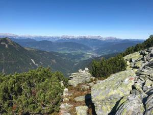 a view from the top of a mountain at Appartementhaus Sky Lodge in Altenmarkt im Pongau