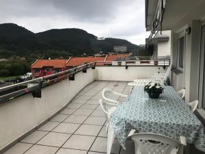 Nespecifikovaný výhled na hory nebo výhled na hory při pohledu z apartmánu