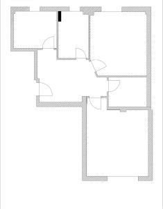 The floor plan of Ca Re Vespucci