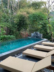 Bazén v ubytování Gek House Ubud Bali nebo v jeho okolí