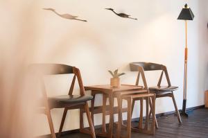 A seating area at Casa Boumort