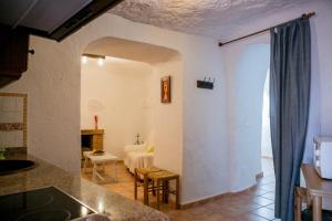 Zona de estar de Casas Cueva Molino Fuencaliente