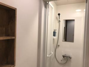 A bathroom at Sapporo Guest House 庵 Anne