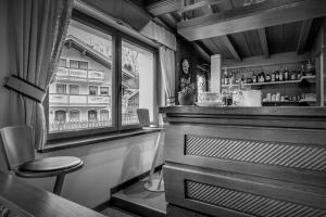 Istumisnurk majutusasutuses Albergo Contrin