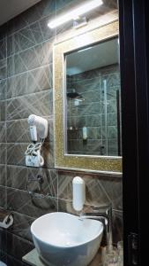 Koupelna v ubytování Hotel Usce