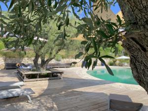 Πισίνα στο ή κοντά στο Maison d'Hôtes Bleu Azur +36 φωτογραφίες