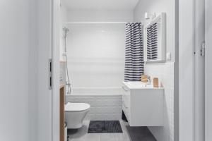 Kúpeľňa v ubytovaní Chill Apartments Wolska 45