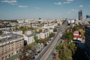 Výhľad na mesto Varšava alebo výhľad na mesto priamo z apartmánu