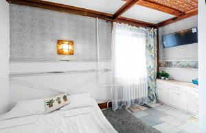 Postel nebo postele na pokoji v ubytování Eco Hostel DROVA